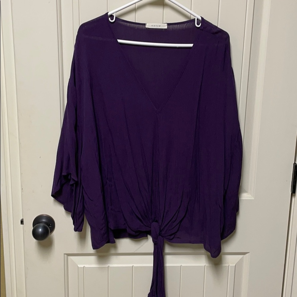 Purple shirt